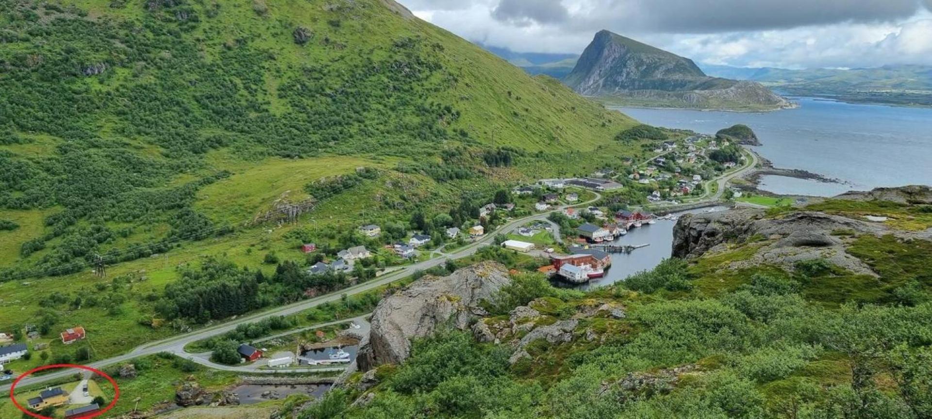 Landsbyhus I Lofoten Napp Esterno foto