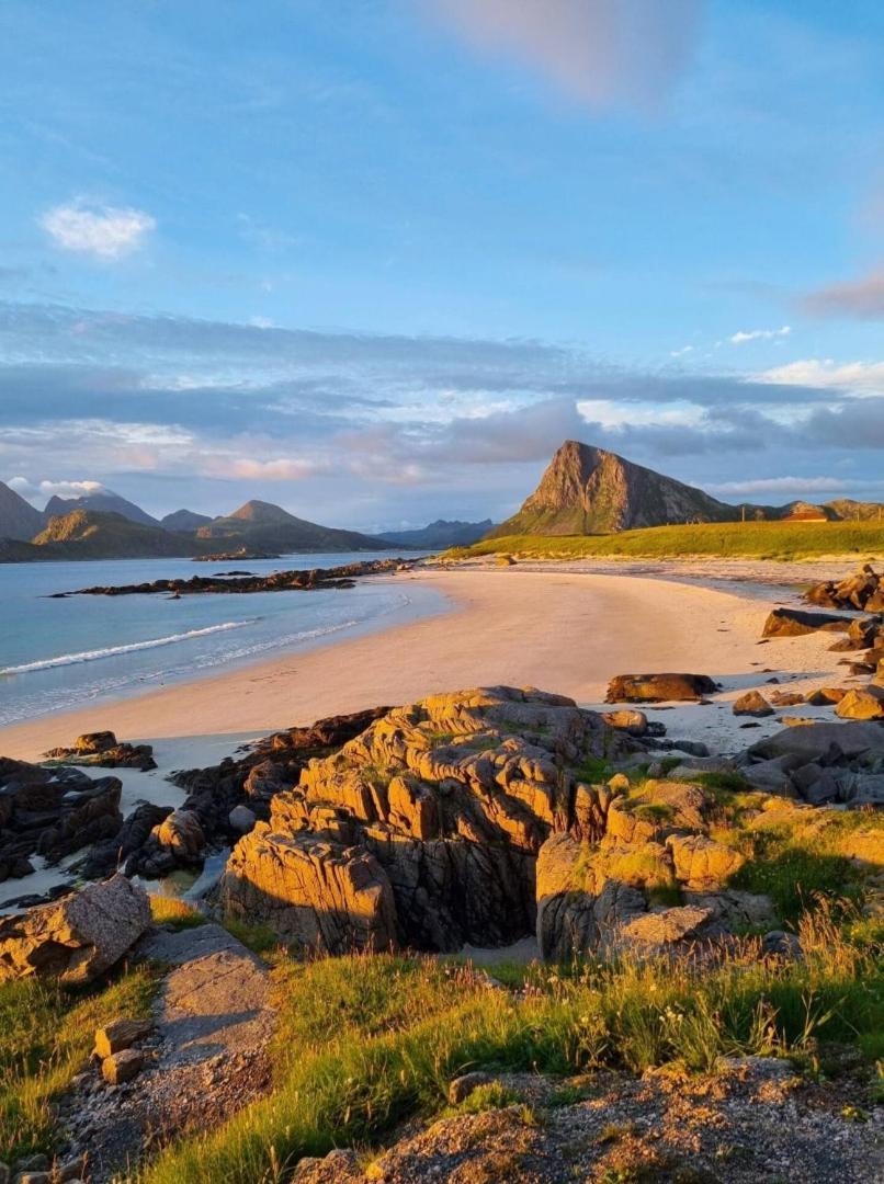 Landsbyhus I Lofoten Napp Esterno foto