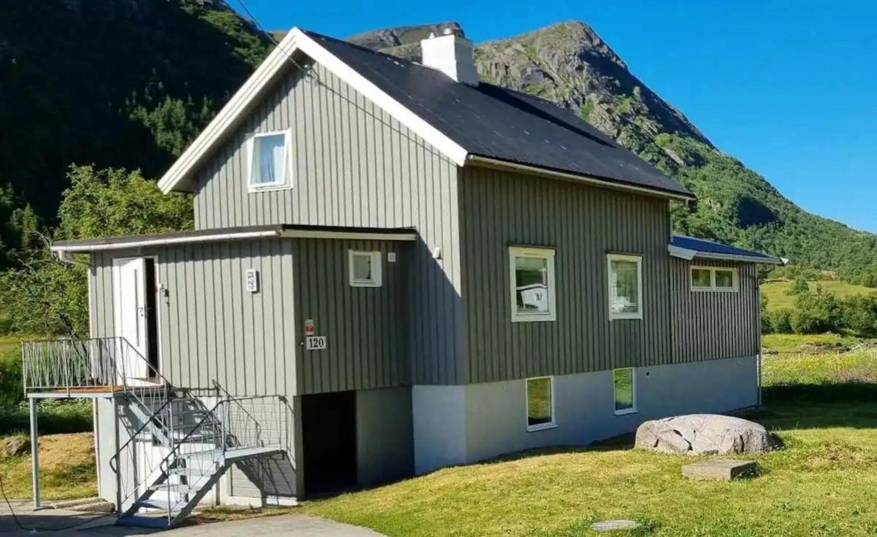 Landsbyhus I Lofoten Napp Esterno foto